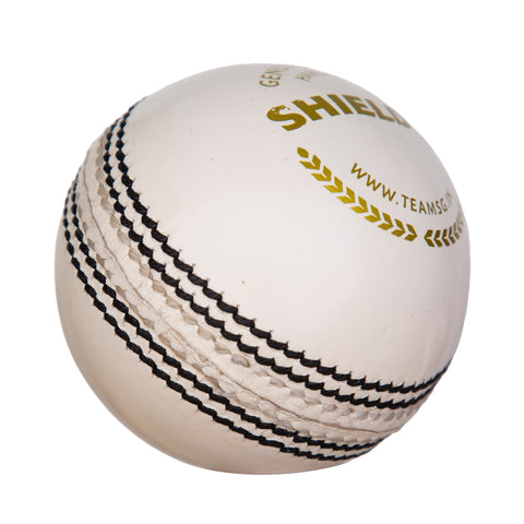 Shield 20 Cricket White Leather Ball - SG